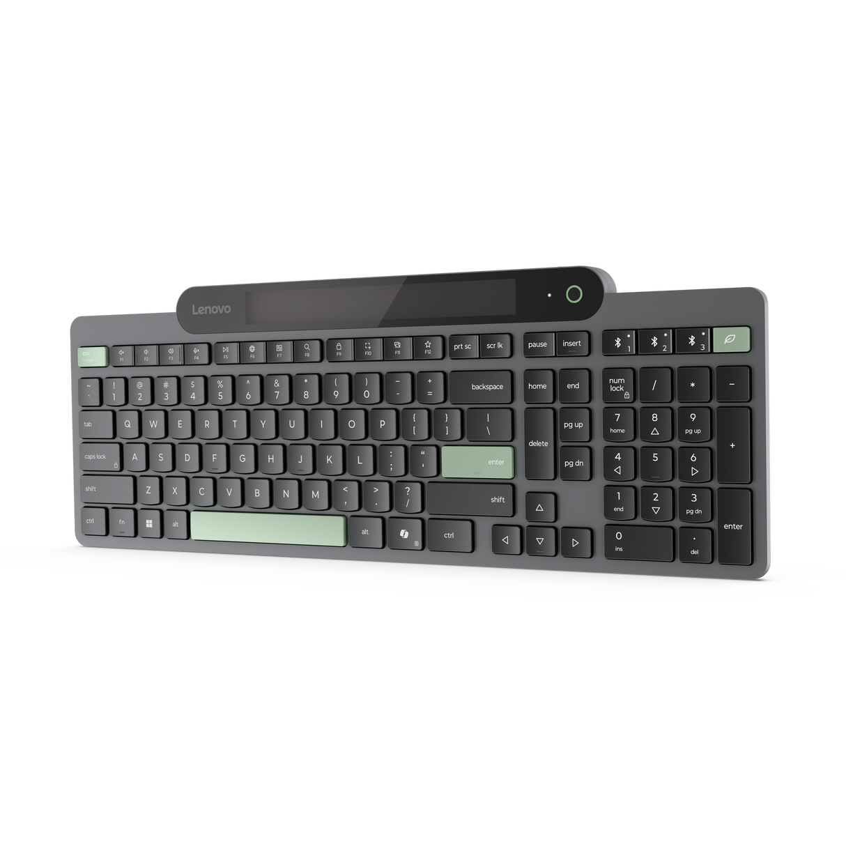 LENOVO Self-Charging Bluetooth Keyboard - BT 5.1, U