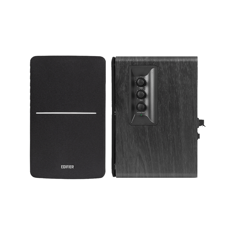 Edifier R1280DBs Powerful Bookshelf Speakers +SUB out black