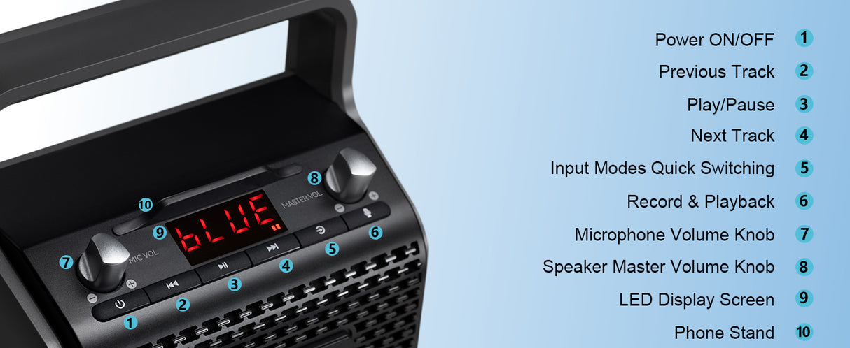 Edifier PP205 - Portable Bluetooth Speaker (black)