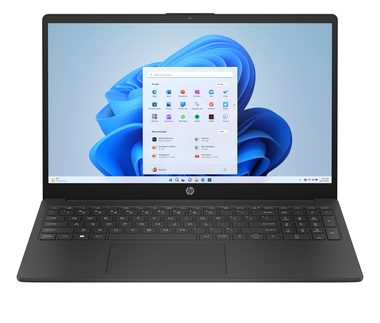 HP 15-15-fd0080nj - i3-N305|8GB|256GB|15.6|W11|Black|1Yr