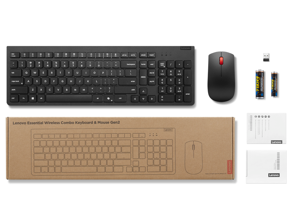 Lenovo Essential Wireless Combo 2 K+M AI