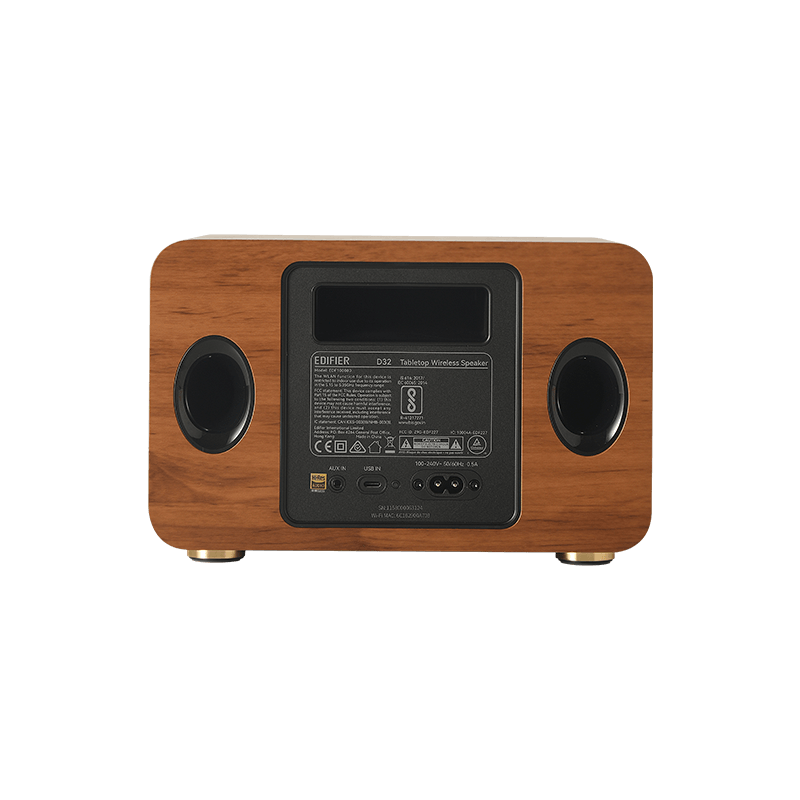 Edifier D32 - Tabletop Wireless Speaker (brown)
