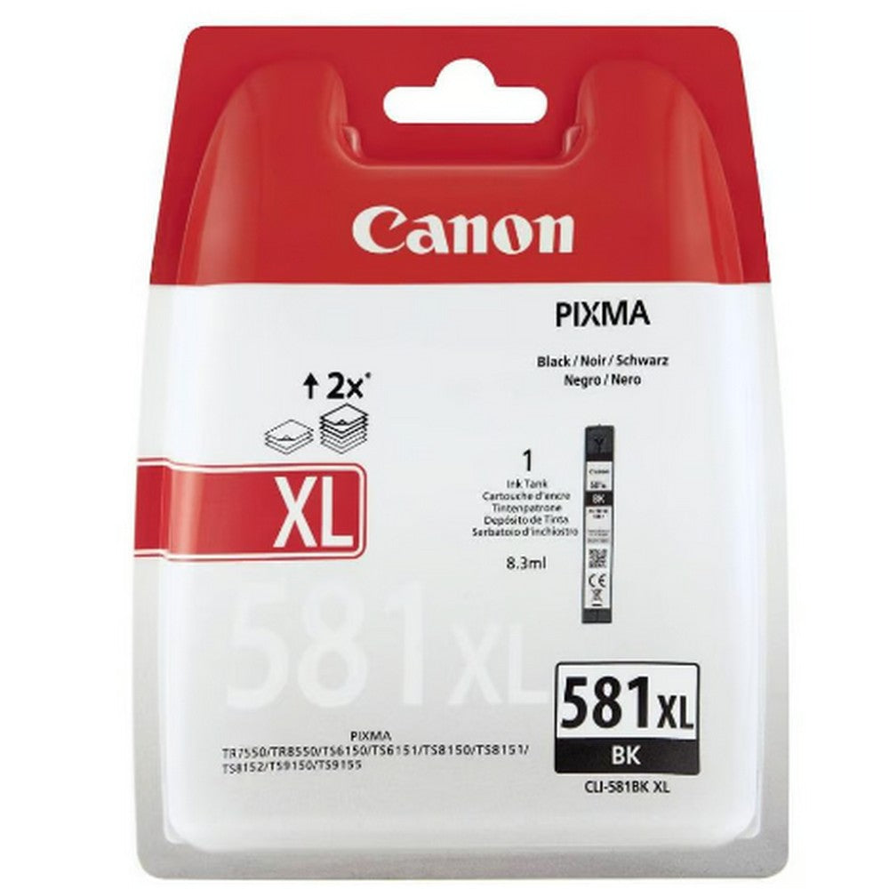 מילוי קנון שחור TS8252 מ CLI-581XL-BK