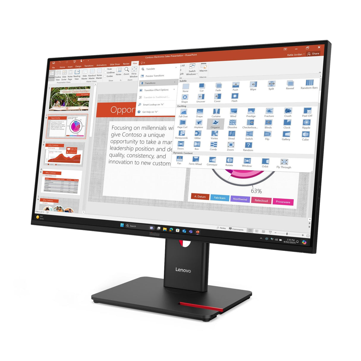 LENOVO T27-40 | IPS 1920x1080 | USB Port | 3Y