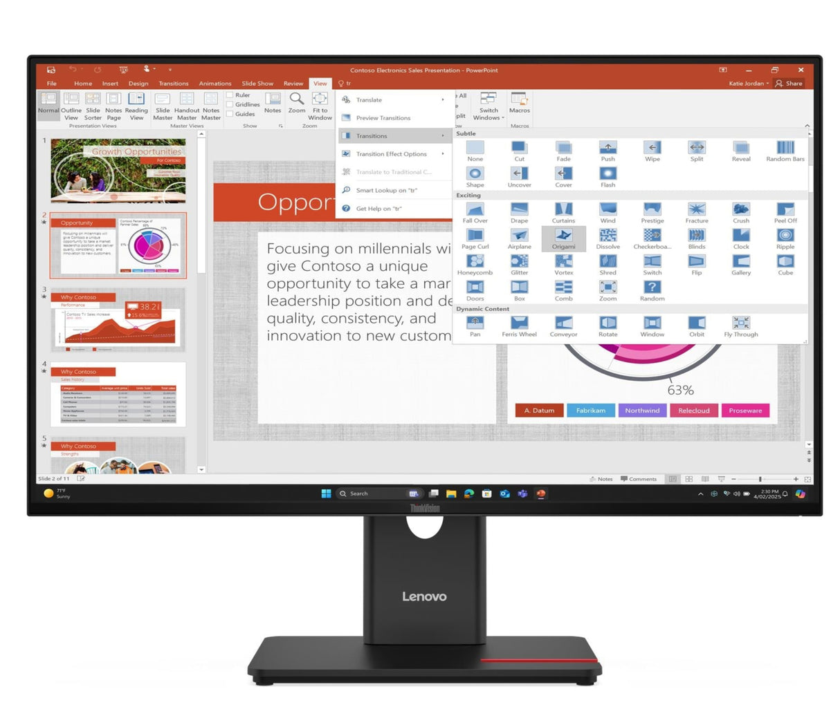LENOVO T27-40 | IPS 1920x1080 | USB Port | 3Y