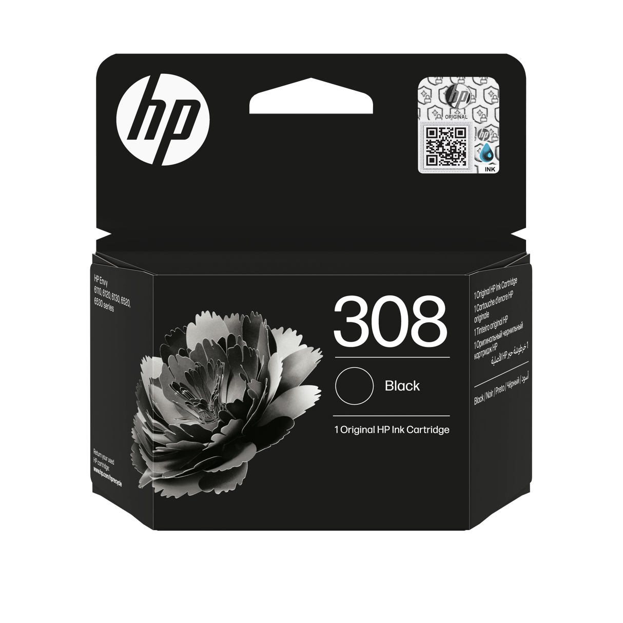 ראש דיו שחור 308 HP2910 HP4320 7FP21UE