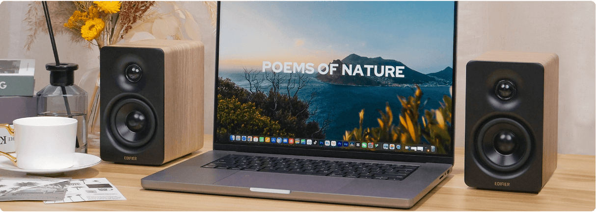 EDIFIER M60 - DT Bluetooth Bookshelf Speaker HiRes (white)