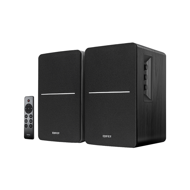 Edifier R1280DBs Powerful Bookshelf Speakers +SUB out black