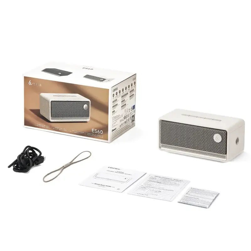 Edifier ES60 - Portable Bluetooth Speaker Ivory