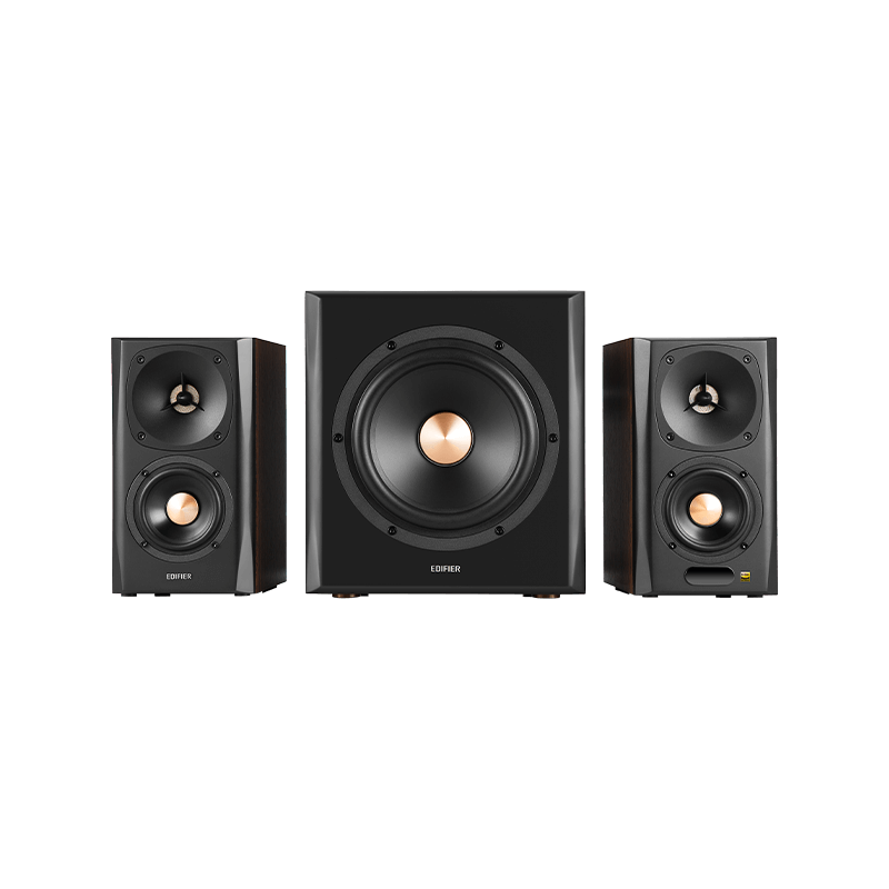 Edifier S350DB - Bookshelf Speaker+Sub 2.1 Speaker(brown)