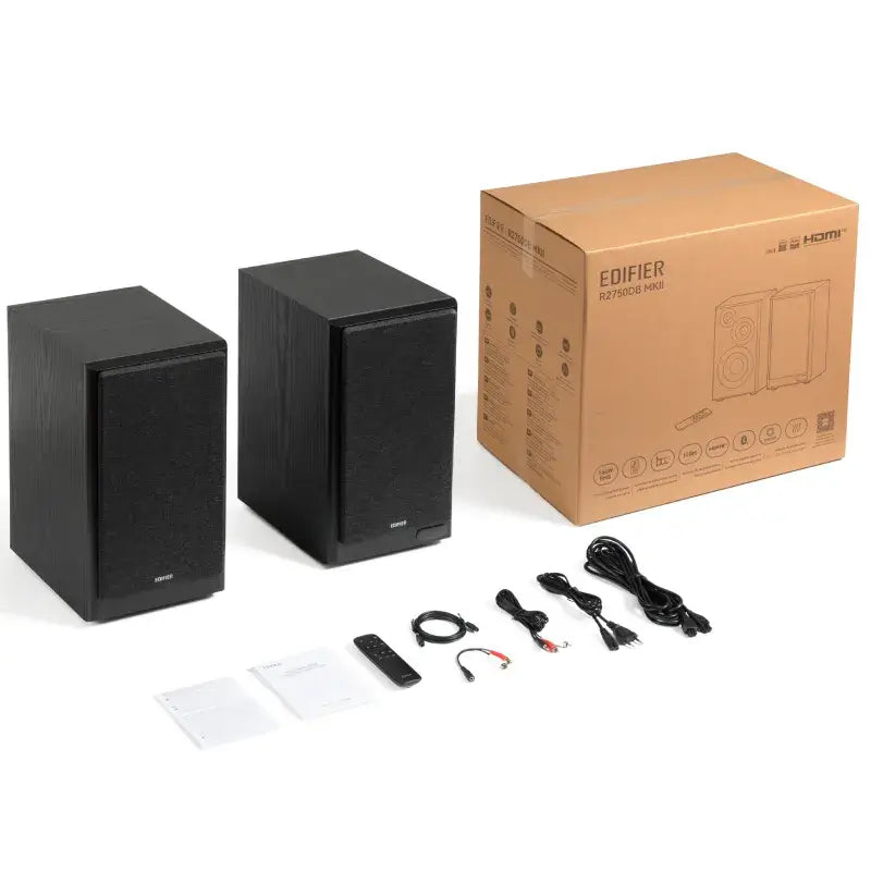 Edifier R2750DB MKII - Powered BT Bookshelf Speakers (Black)