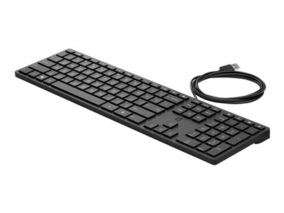 חבילת מקלדות HP 320K WD USB (Bulk 12) KBD