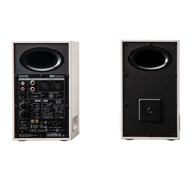 Edifier MR5 - Tri-amped Powered Studio Monitor Speakers (White)